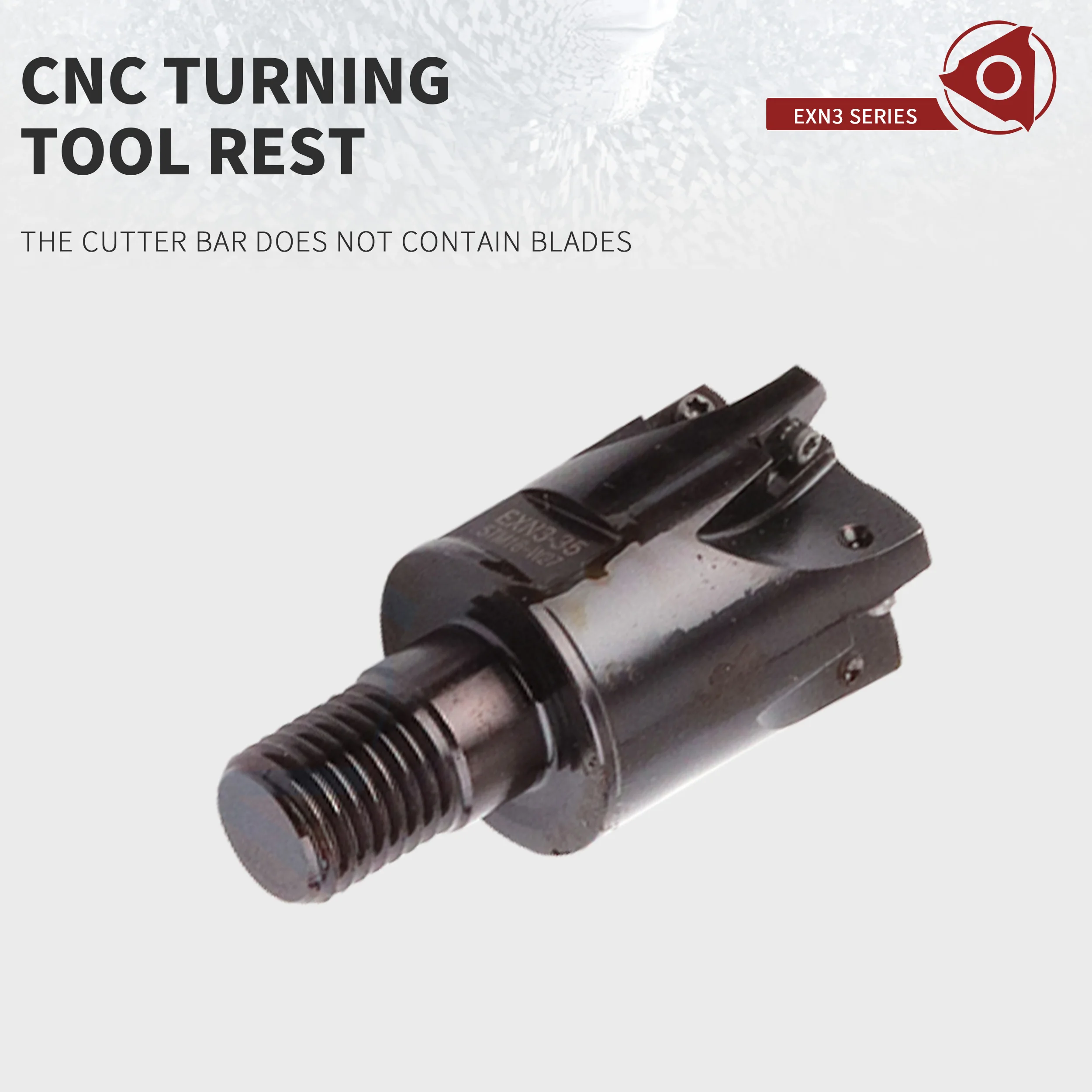 Cabezal de fresado de torno CNC EXN3-72TM8-W12, EXN3 + LNMU0303ZER MJ AH130 AH725, cuchillas de carburo, corte rápido, doble cara, buena estabilidad