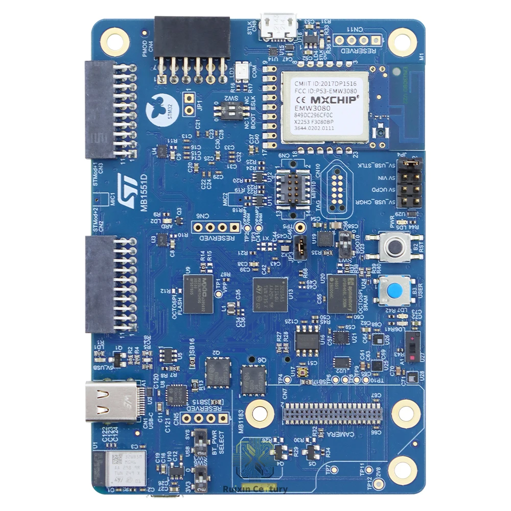 FOR ST B-U585I-IOT02A STM32U585AII6 IoT Node Discovery Board Cortex-M33 160MHz 2MB Flash 786KB SRAM WiFi BLE STLINK-V3E Genuine