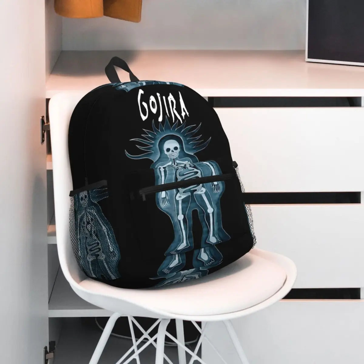 Rock Metal Band Gojira Backpack Daypack Large Capacity Kids BookBag School Bag Shoulder Bags for Men Women