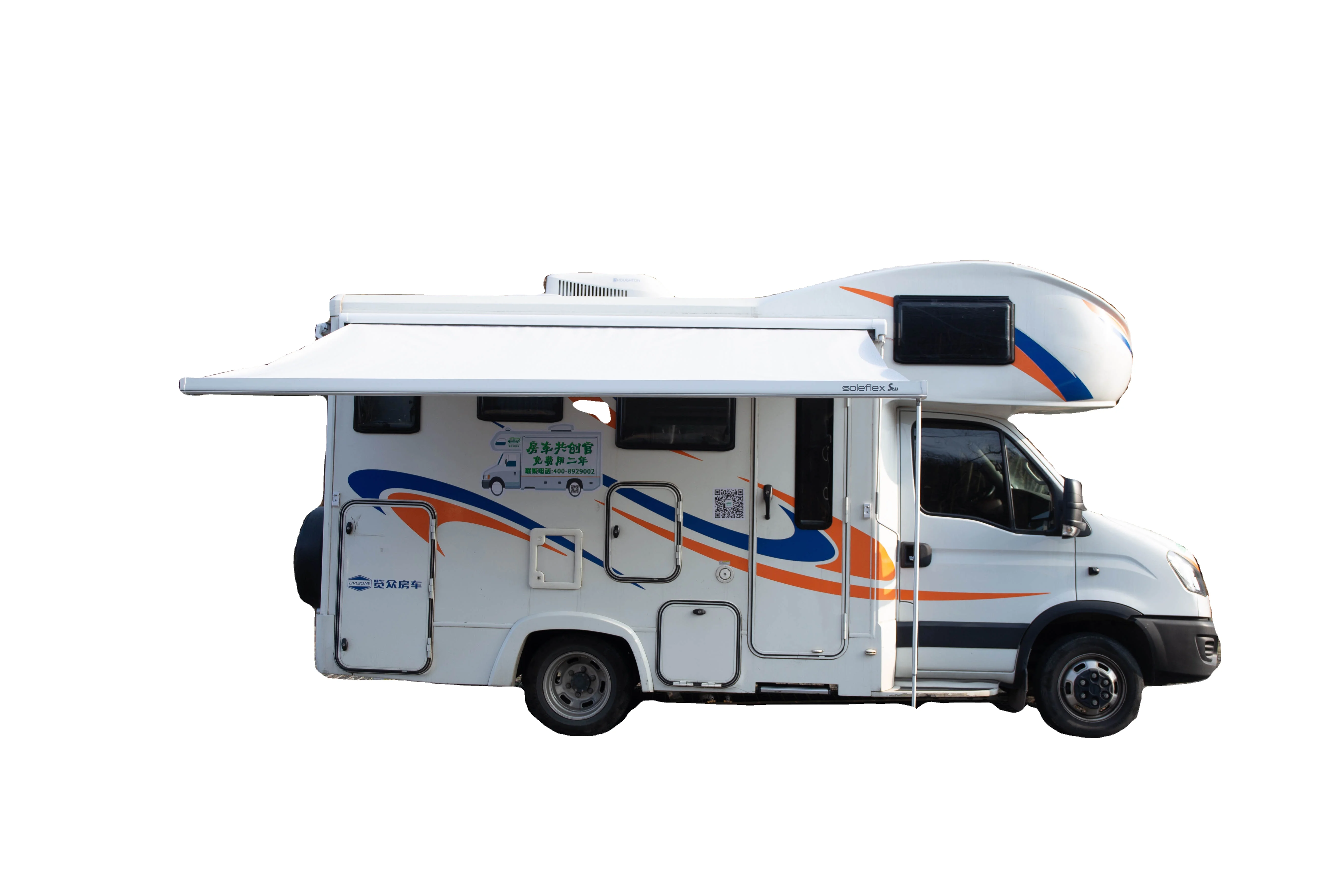 STLF Soleflex S27 مظلة مثبتة على الجانب مقاومة للماء من النوع اليدوي