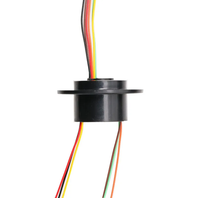 1pc 6 Channel 2A Conductive Slip Ring | 10mm Through Bore IP54 Rated Unlimited Rotary Joint
