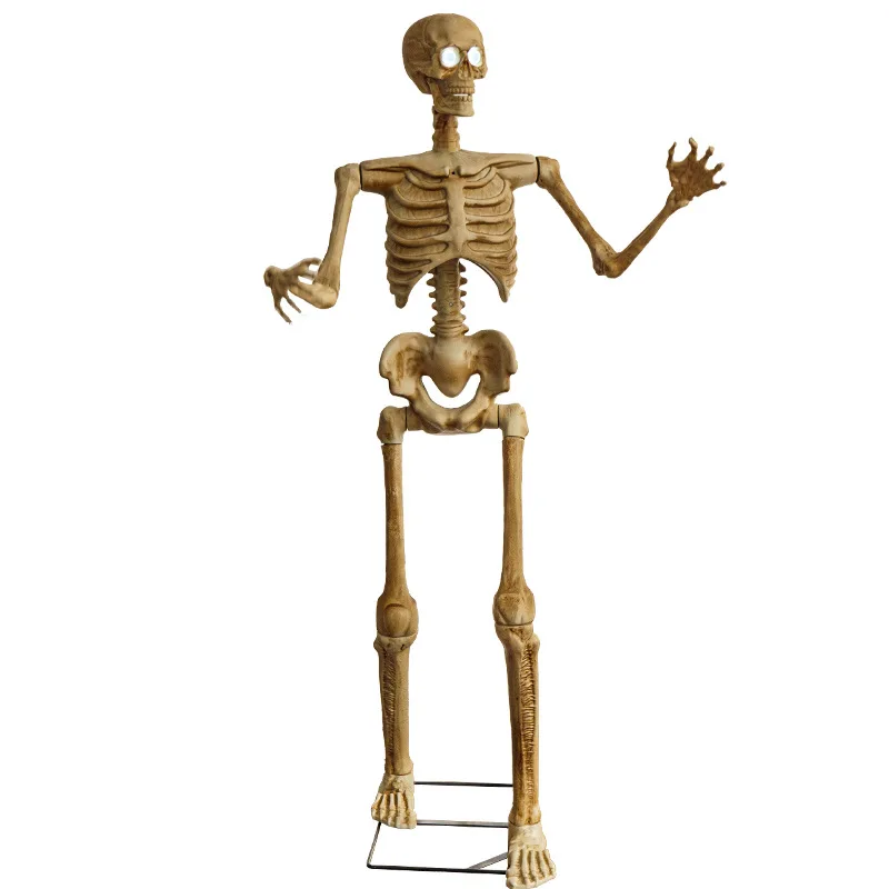 

Electric machinery 1.6 meters Dancing skull skeleton Haunted house secret room prop ornament
