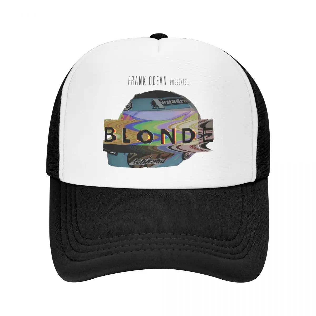 Summer Cooling Frank Oceans Blond Self Control Albums Mesh Baseball Caps Unisex Music Adjustable Foam Trucker Hats