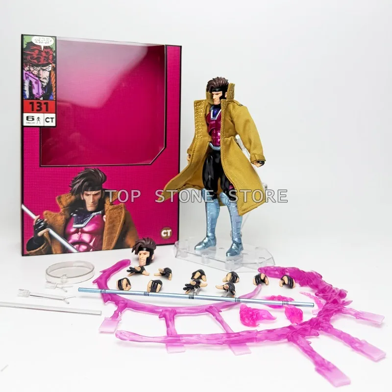 Original Ct Toys Gambit Action Figure Mafex 131 X-Men Wolverine Maf Anime Figurine Model Toy Collectible Doll Ornaments Gifts view 5