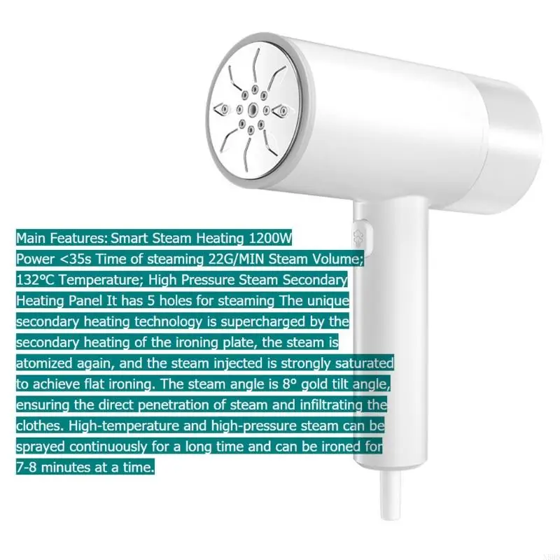 piroscafo portatile portatile portatile rimozione delle rughe viaggio N58D