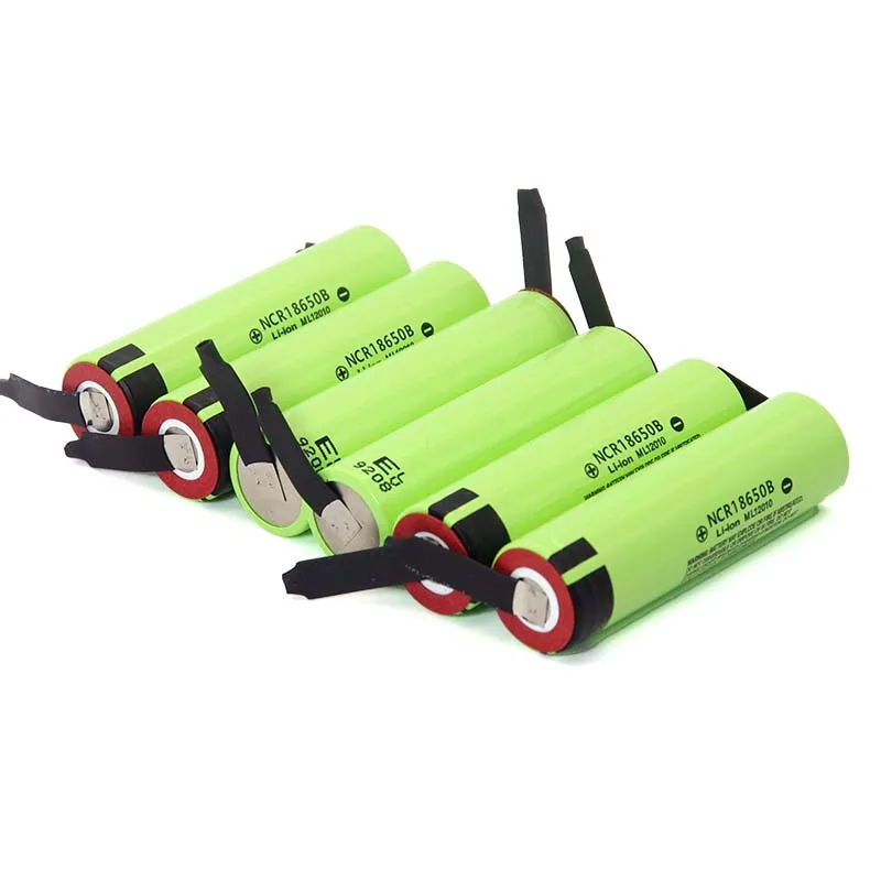 new 100% Original NCR18650B 3.7 v 3400mah 18650 Lithium Rechargeable Battery Welding Nickel Sheet batteries