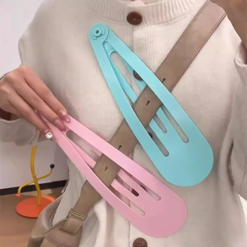 

Giant Hairpins Oversized Teardrop BB Hairclip Elegant Bangs Fixing Clips Sweet Hair Ornaments Girls Bag Charm Strong Hold Clamp。