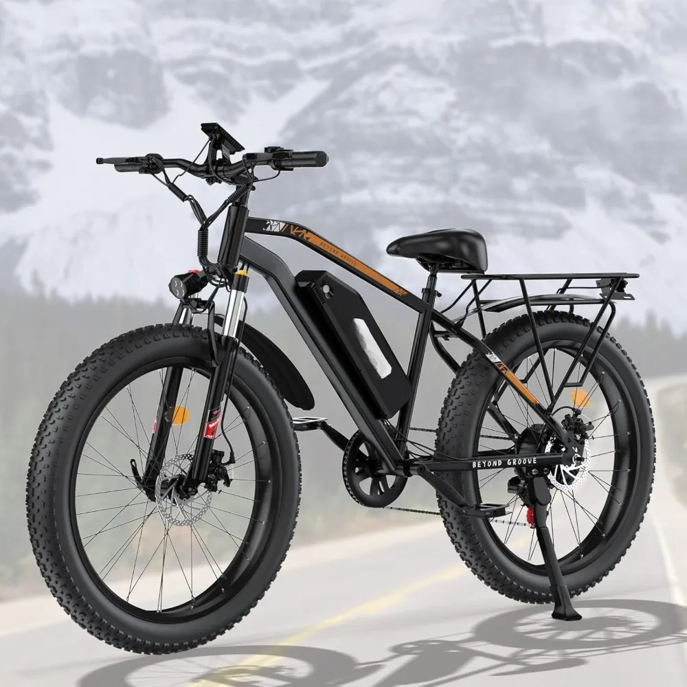 

Adult Fat Tire Electric Bike 1500W Peak Motor 48V 15Ah Fast Electric Mountain Bike - 28MPH Speed 60 Miles Range Customized