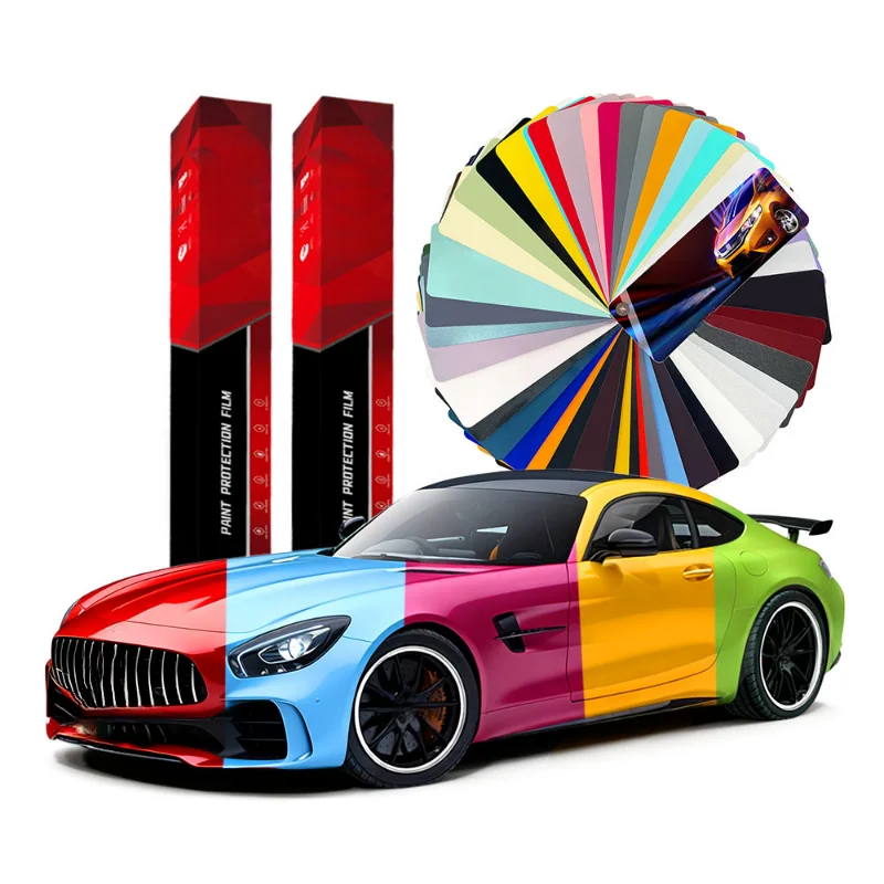 High Quality Luxury Iridescent Purple PET High Gloss Auto Motorcycle Body Color Changing Film