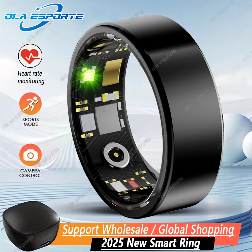 

Новинка 2023 года для Xiaomi Smart Ring для мужчин и женщин, монитор сердечного ритма и кислорода в крови, водонепроницаемость IP68 и 5 АТМ, многофункциональный режим