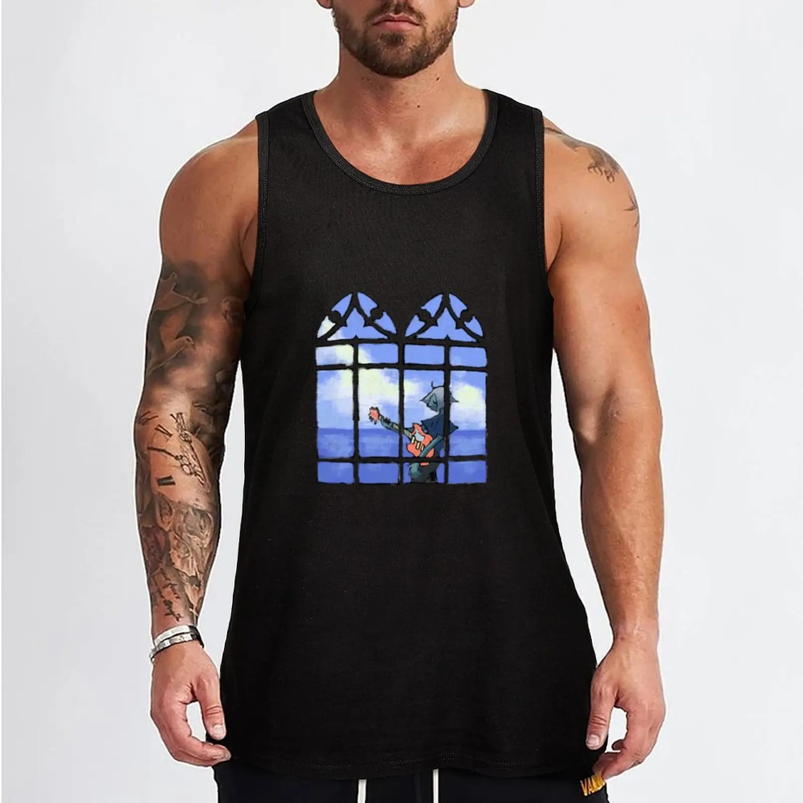 Sea Window Tank Top clothing men fitness clothing for men Men's t shirt