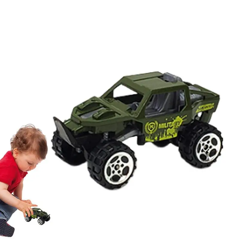 

Toddler Toy Vehicle Creative Small STEM Pull Back Toy Press Slide Cars Battle Car Play Set Fine Motor Skills Learning Games