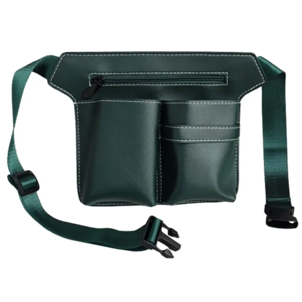 Hairdressing Hair Scissor Bag PU Leather Waist Pack Belt Clips Comb Case Toolkit Waterproof Holster Bags Holder Tool Barber