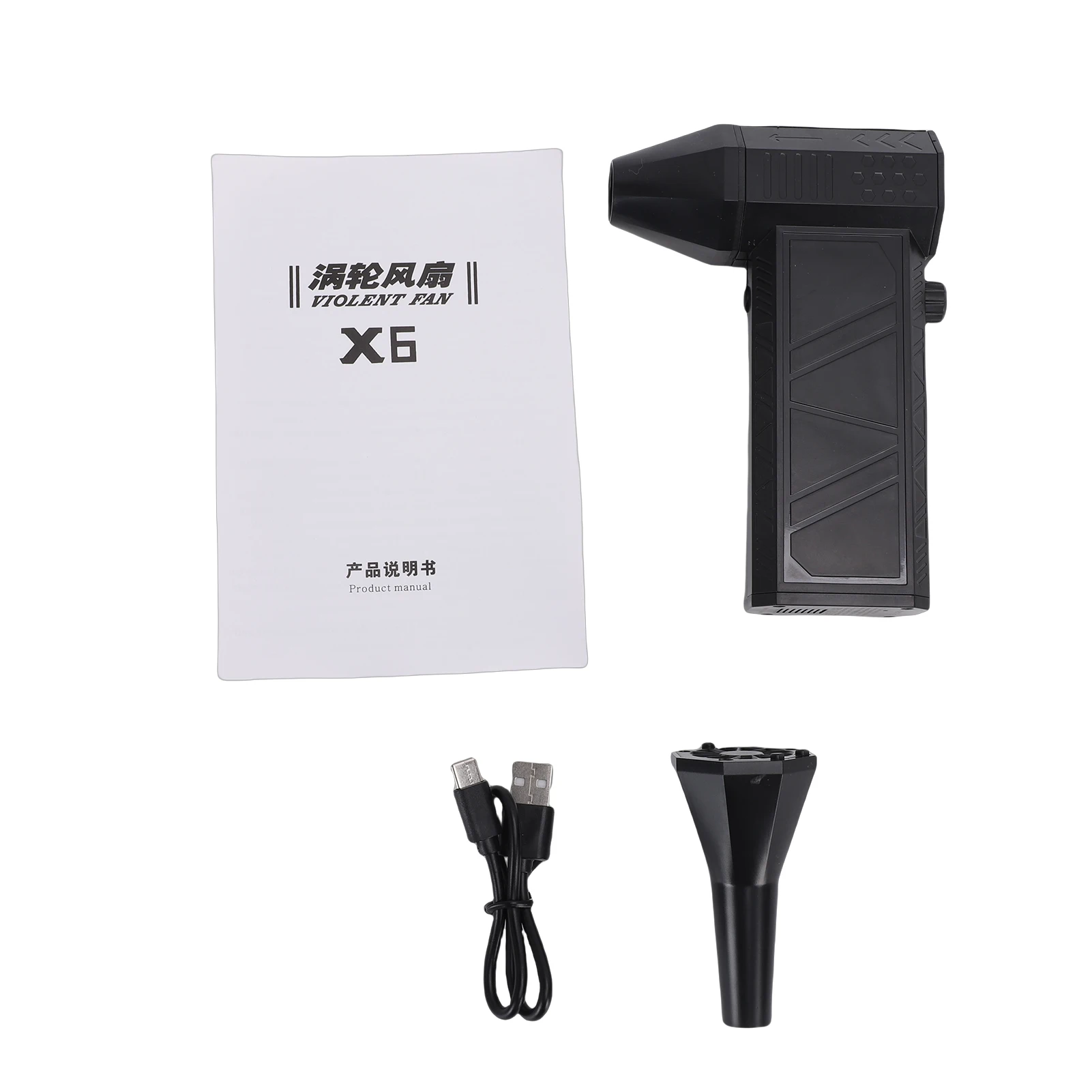 

Ручной автомобильный фен-воздуходувка с турбонаддувом, 13000 об/мин, регулируемый высокоскоростной бесщеточный двигатель, мощный инструмент для чистки клавиатуры в помещении