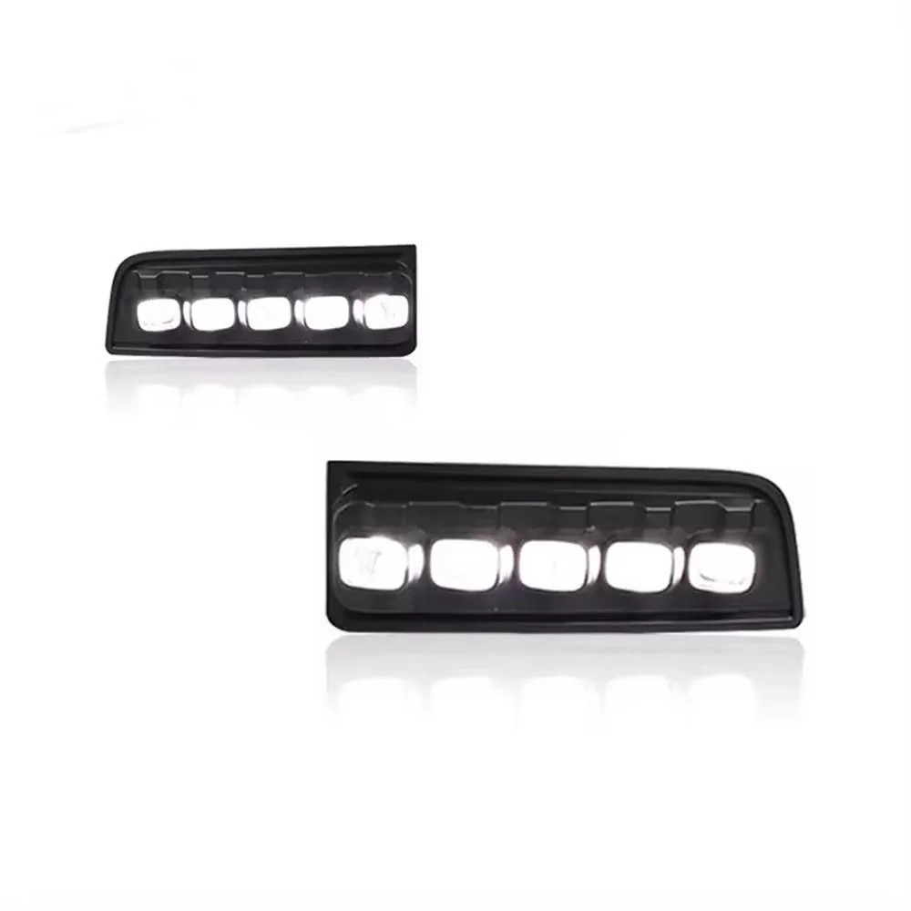 Car Accessories Front Fog Lamp Cover With DRL For Toyota 4runner 2010 2011 2012 2013 LED Daytime Running Light