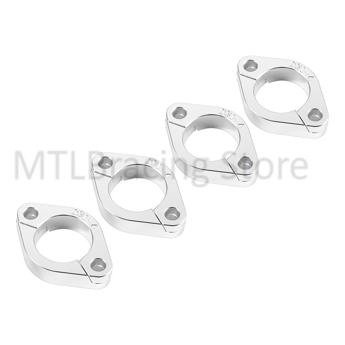 Exhaust Muffler Flange Split Clamps For KAWASAKI ZRX400 1994-2008 ZXR750 1989-1995 GPX750R 1987-1988 ZX-7R 1991-1994 18069-1072