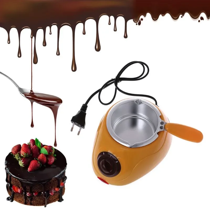 Electric Chocolate Fondue Pot Melting 110220v Soap Butter Cream Candy Melting Chocolate Fountain DIY Tool Machine Melting Pot