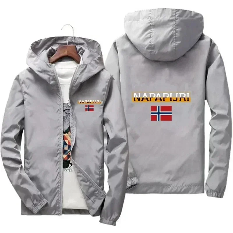 

2025 Autumn Casual Men's Baseball Jacket, Fashionable Outdoor Loose Men's Jacket, Windproof and Sun-proof Sports Jacket