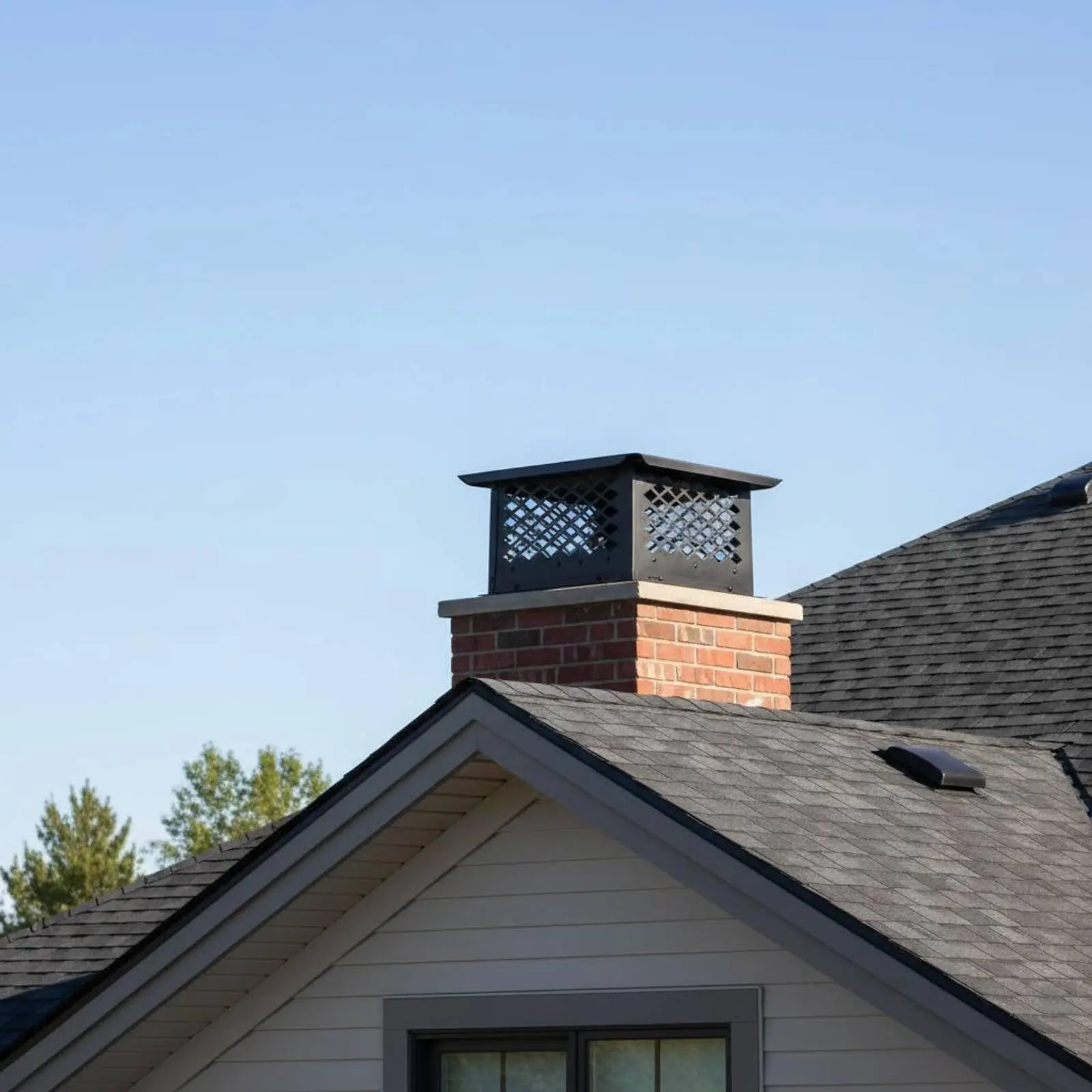 Chimney Cap Windproof Chimney Rain Cap House Ventilation Debris Protection Home Hardware Anti Bird