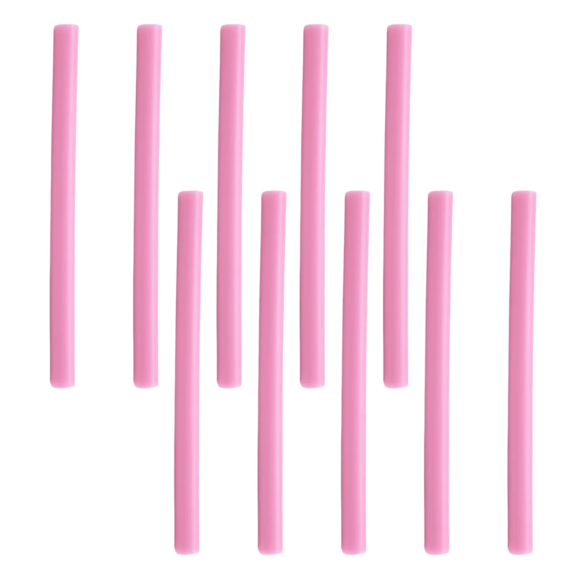 A43T 10pcs 100mm x 7mm Adhesive Hot Melt Glue Sticks For Hot Melt Glue Gun Pink