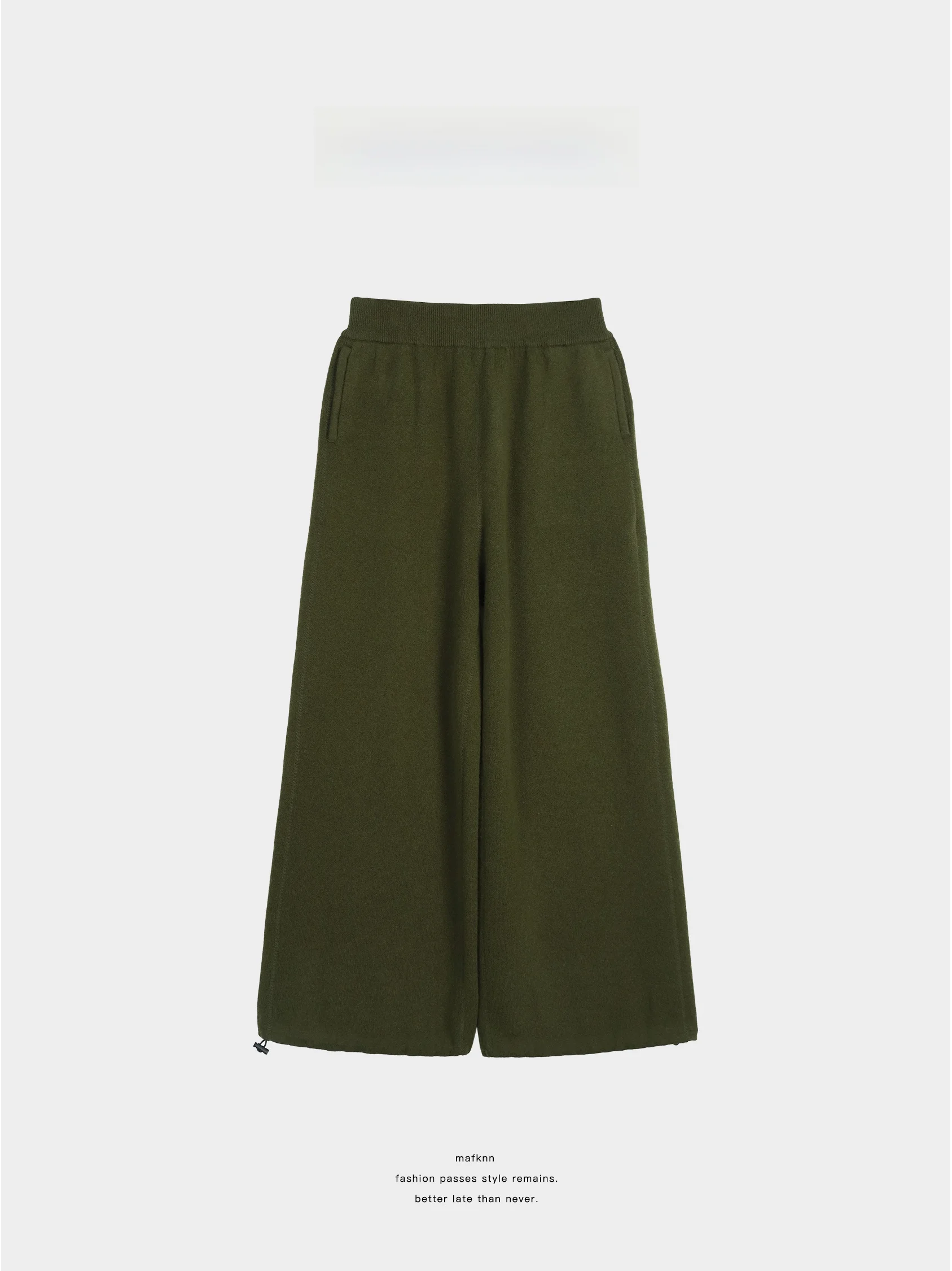 

Брюки JiJi Private Label из 100% шерсти больших размеров, повседневные, фасона «фонарики», прямые, для отдыха, модель MK3886