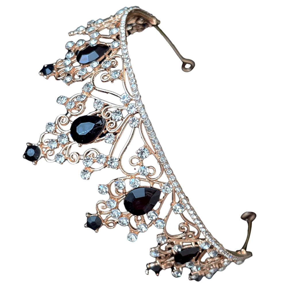 

Crystal Crown Haarschmuck Hochzeit Brautkron Kopfschmuck Wedding Diadem Krone Geburtstagskrone Zinc Alloy Miss Tiara