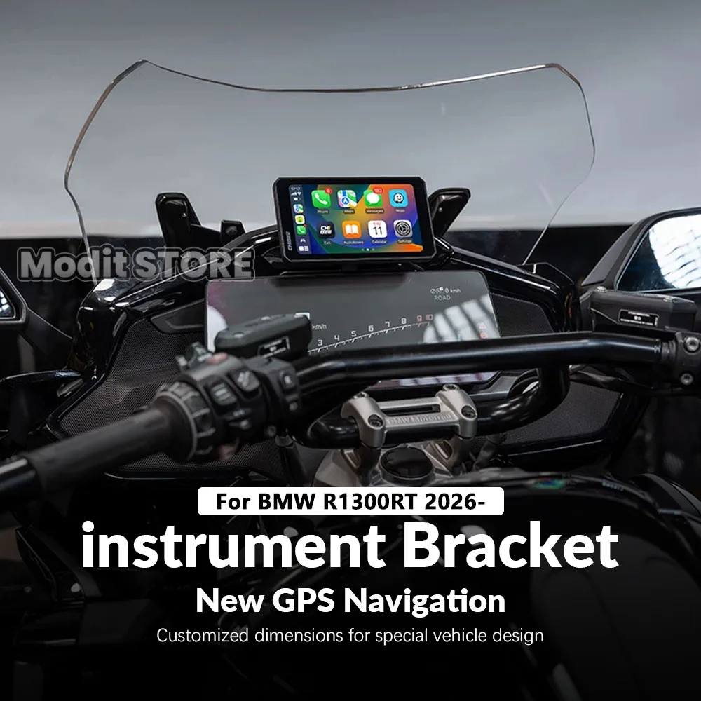 Motorcycle accessories navigation bracket instrument extension bracket GPS bracket For BMW R1250RT R1250 RT 2022-2025