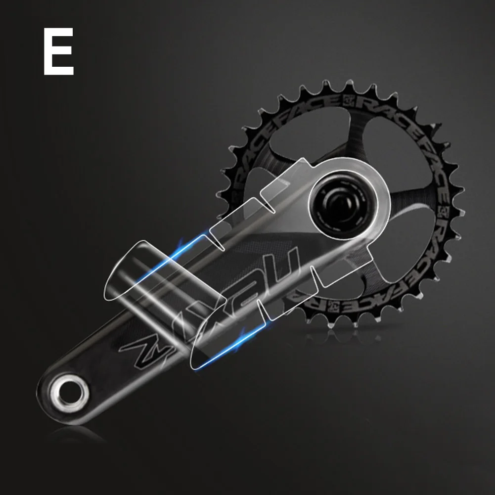 مجموعة ملصقات حماية كرنك الدراجة في فيلم TPH تناسب تمامًا نماذج الدراجة الجبلية المختلفة بما في ذلك E Thirteen