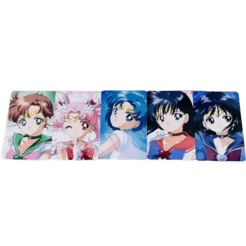 10Pcs/set Self Made Sailor Moon Meiou Setsuna Sailor Saturn Minako Anime Game Characters Classic Series Collection Card Sticker