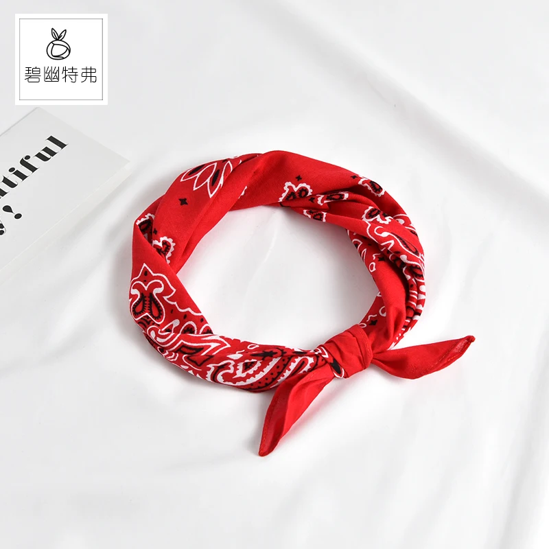 

Квадратный шарф в стиле ретро с фундуком Flla в стиле хип-хоп ex Street Sle, модный брендовый платок для мужчин и женщин