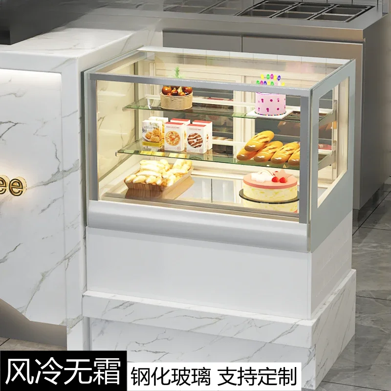 CX Cake Counter Desktop Commercial Dessert Refrigerated Display Small Fresh Cabinet Air-Cooled Right Angle image 2