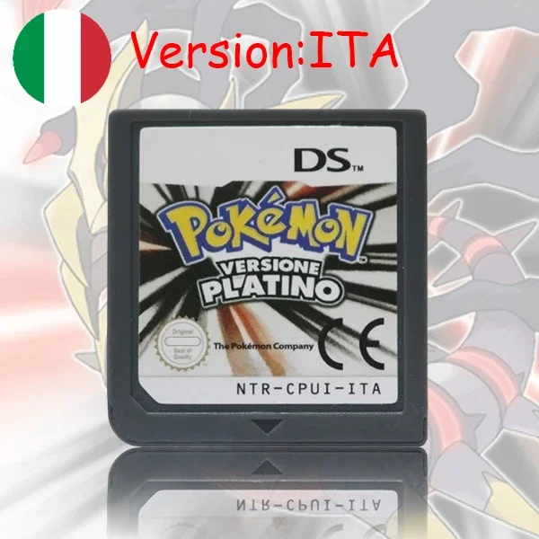 Pokemon Series DS Game Cartridge Diamond Platinum Pearl HeartGold SoulSilver Black White Multilingual for NDS/2DS image 3