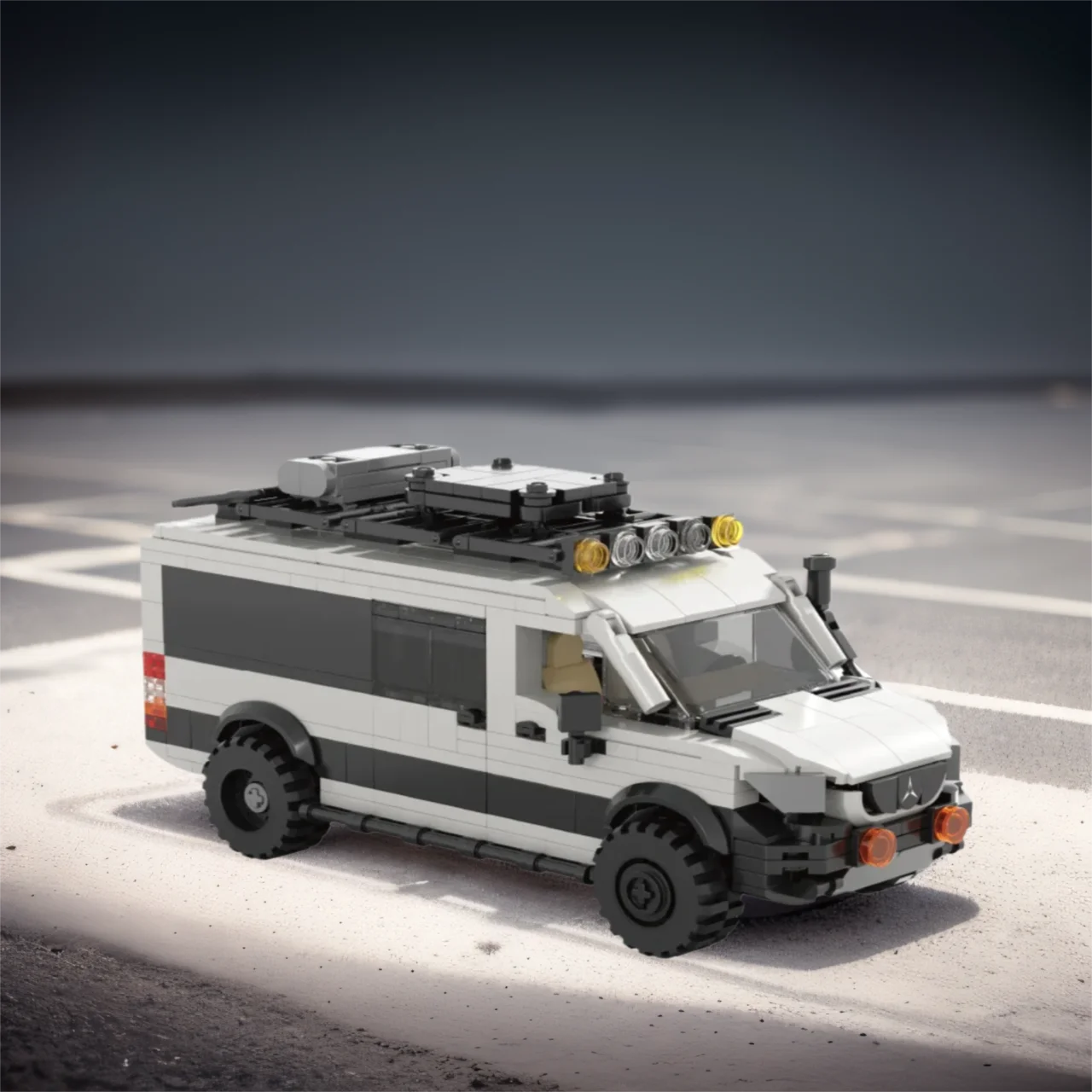 

Строительный блок скоростного автомобиля Benz V Class 4matic City Vehicle MPV Наборы строительных моделей Кирпичные развивающие игрушки для детей Подарки