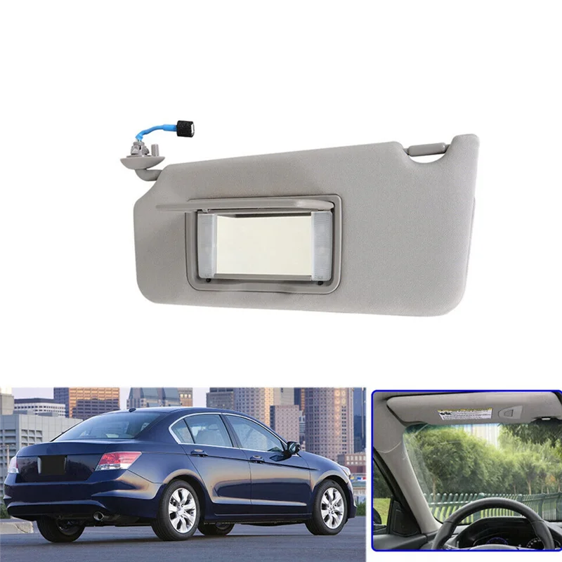 

1 PCS 83280-TA5-A51ZA Car Left Driver Side Sun Visor With Mirror For Honda Accord 2008-2012 83280TA5A51ZA Parts Accessories