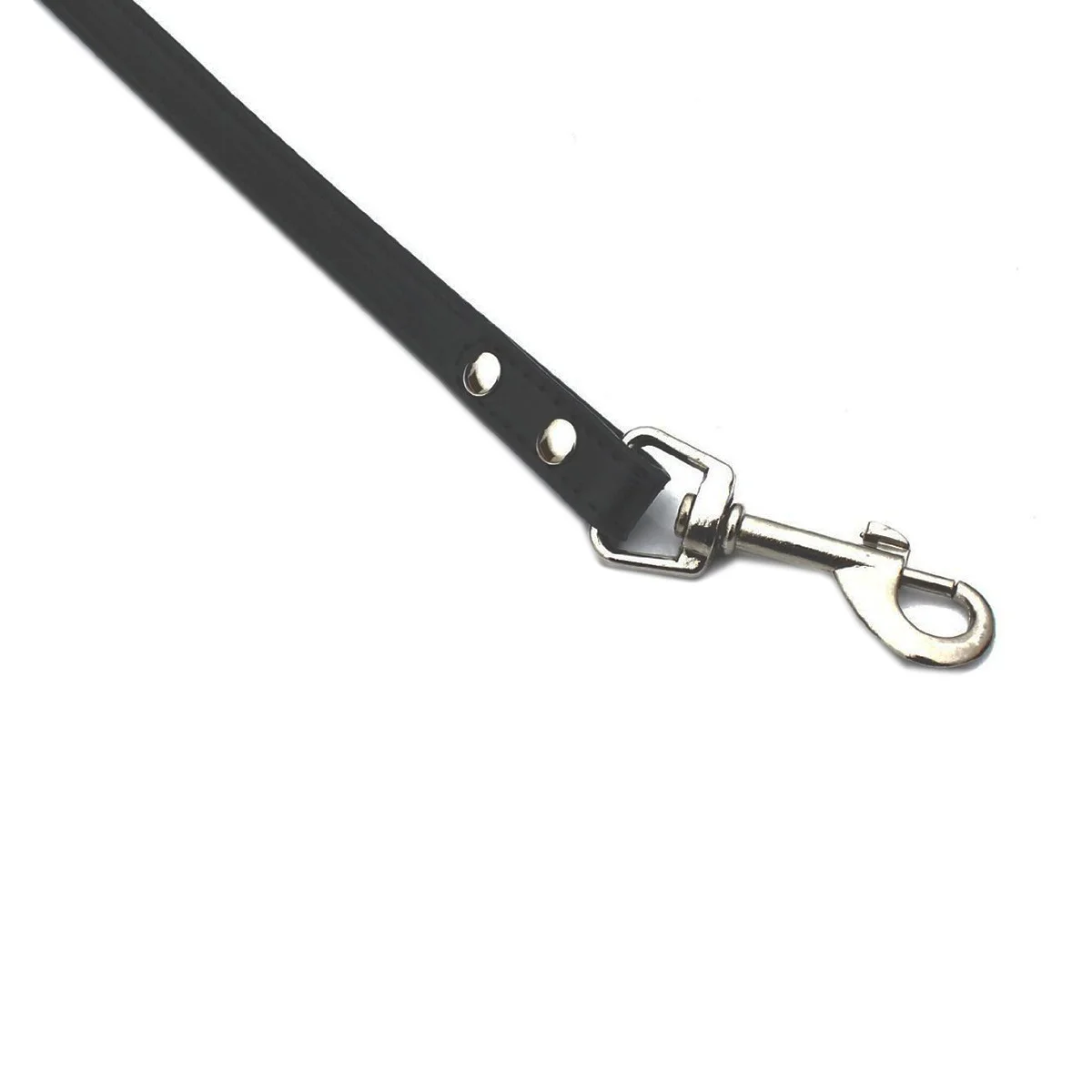 

130Cm Pet PU Leash for Dog Cat Puppy Safety Training Lead D-Ring Heavy Duty Wear Resistant Black Lightweight Traction Rope