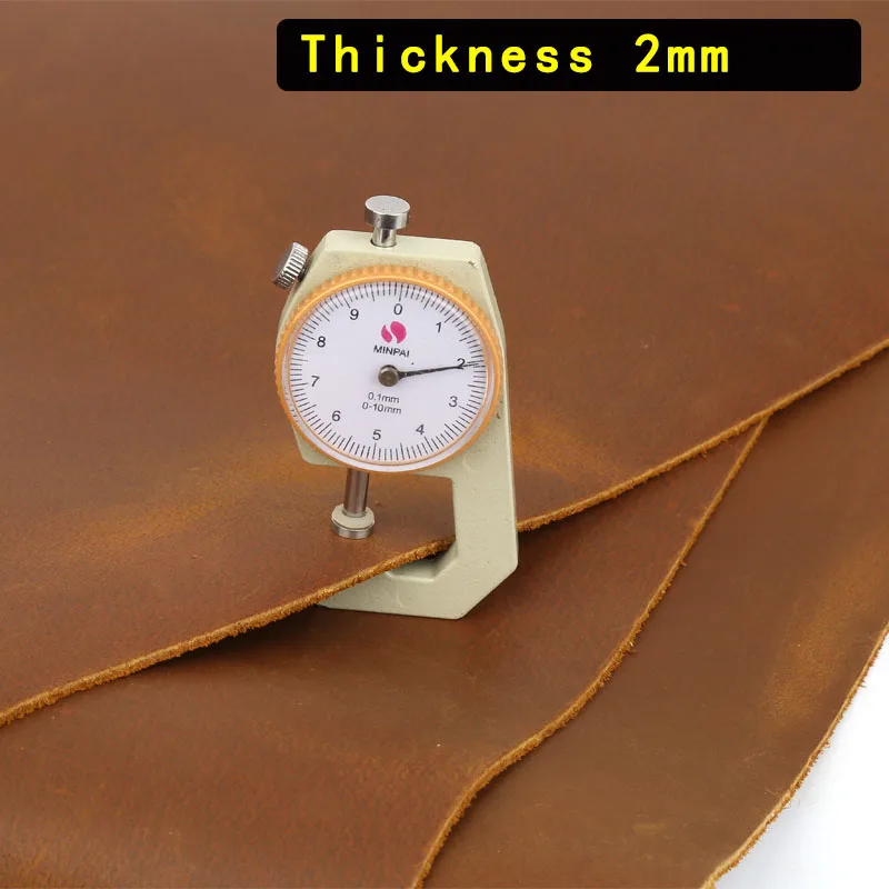 جلد الحصان المجنون باللون الأصفر والبني بسمك 2 مم من جلد البقر الصلب، طبقة علوية مصنوعة يدويًا، دفتر الأستاذ المصنوع يدويًا، شمع زيتي متغير اللون