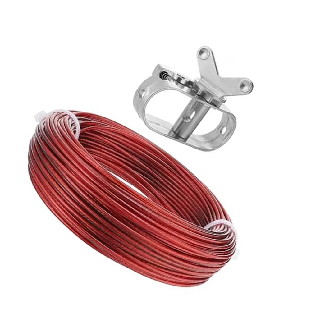 100ft or 150ft Pool Cover For Winch for kit with Spring Loaded Ratchet and Butterfly Hand Crank for Easy Operation