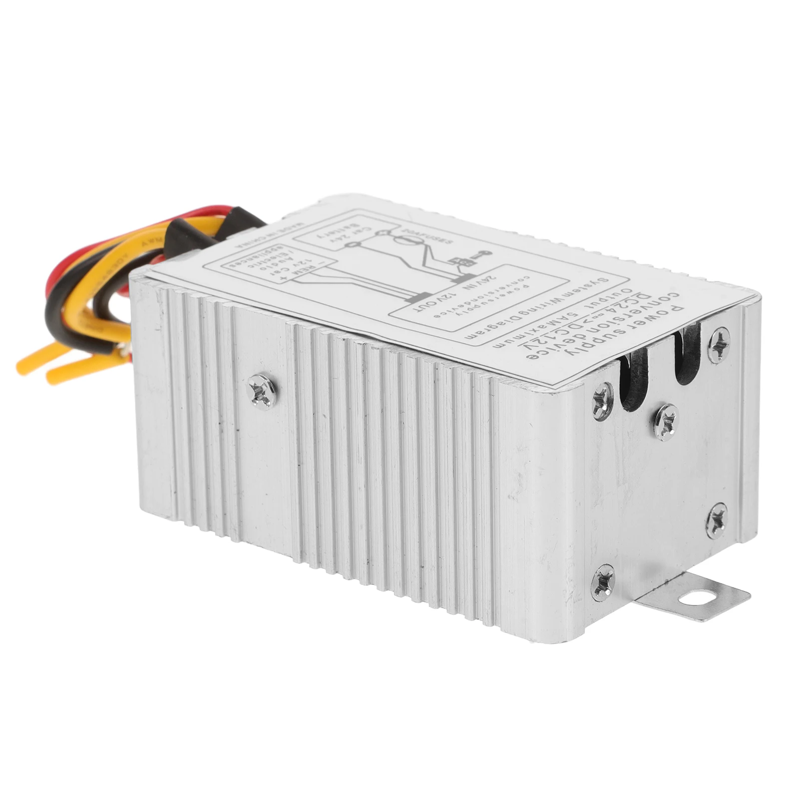 

24V to 12V Power Converter Buck Converter Step Down Voltage Car Accessory for Golf Cart Trucks Boats Automotive Supply Solar