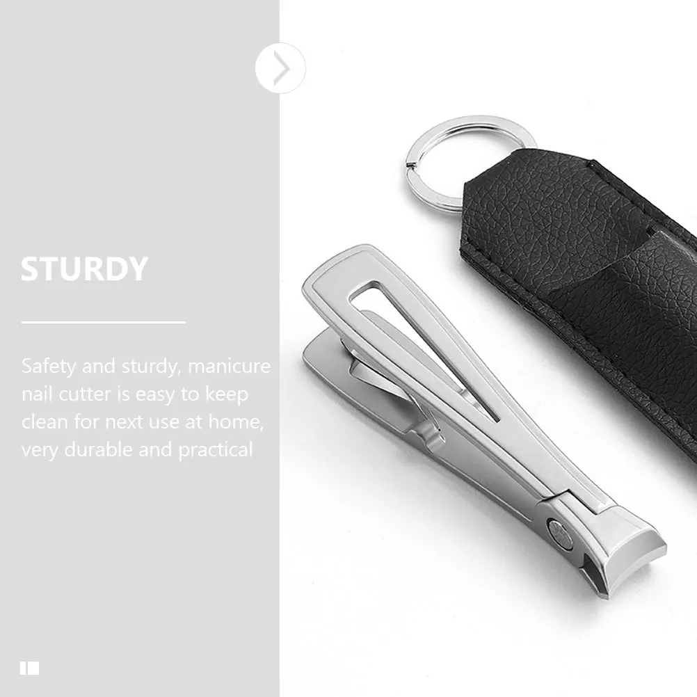 Cortauñas de acero inoxidable confiable, diseño eficiente y duradero para recortar uñas, herramienta de manicura y pedicura en casa