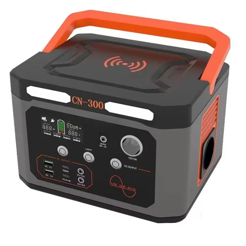 Camping 110v 220v Solar Portable Power Station 1000W 1200W 1500W Outdoor Charging Easy Travel Power Supply Emergency Power