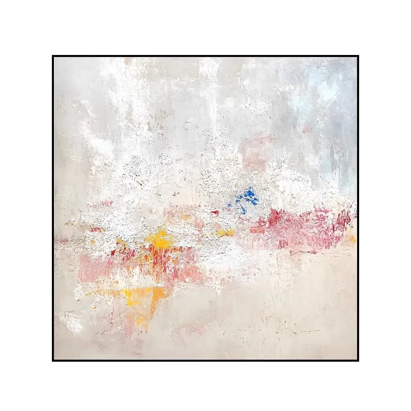 

Color, abstract, large, hotel, lobby, decoration, hand-painted, oil painting