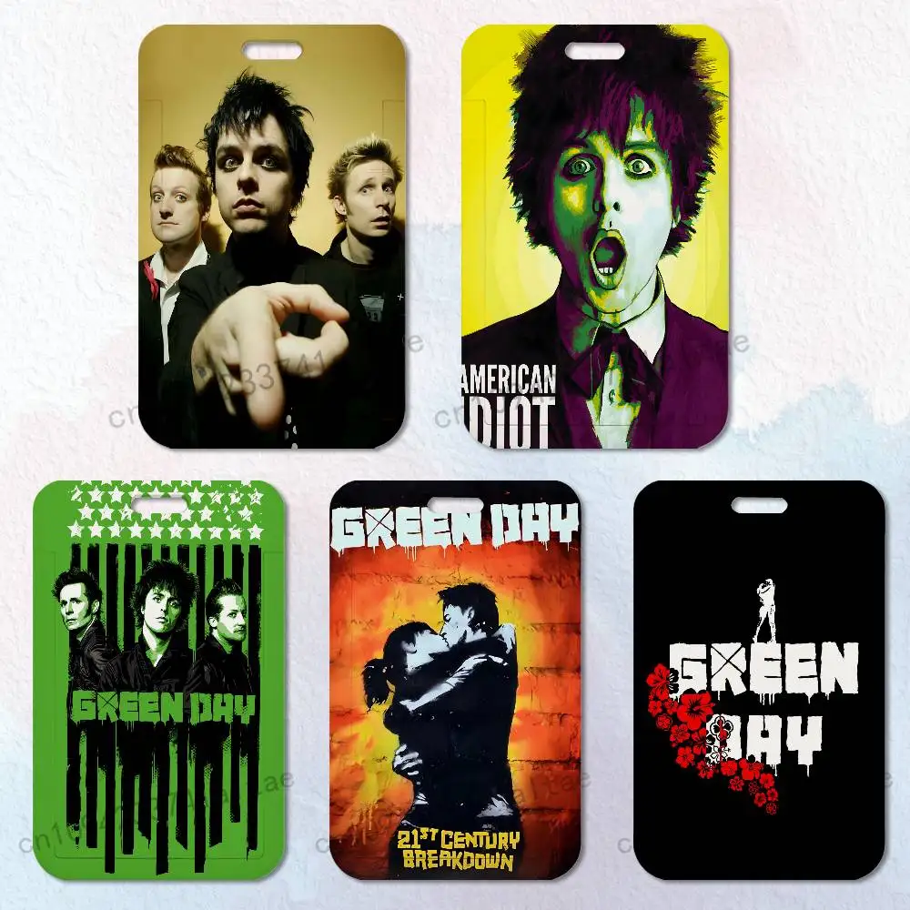 

G-Green D-Days Band Card Holder Lanyard Camera Neck Strap Credit Card Case ID Badge Credentials Protection