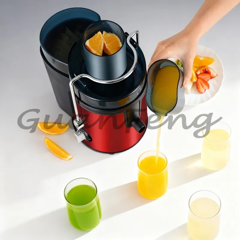 Residue Separation Centrifugal Juicer Machine Household Large Caliber Electric Fruit Vegetable Juice Maker Extractor for   Use