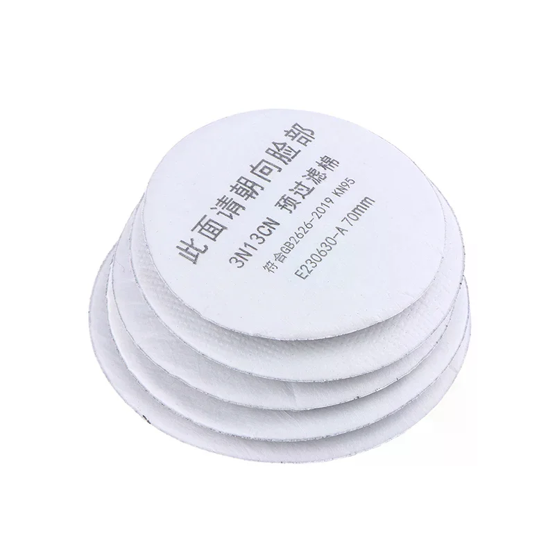 10Pcs 3N11 Filter Cotton for 3001/3301/3303/385 Gas Mask Cartridge 3200/308/1201 Dust Mask - Carpenter Builder Miner Polishing
