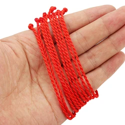 50pcs 2mm Red Rope Braided Red Line Good Luck / Rope / Rope Bracelet Female Men's Gift Protection Women Men Gift