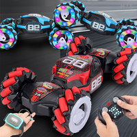 Drift Rc Stunt Vehicle Dual Remote Control Car Watch Gesture Sensor Electric Toy 2.4GHz 4wd Rotation Gift for Kids Boys Birthday