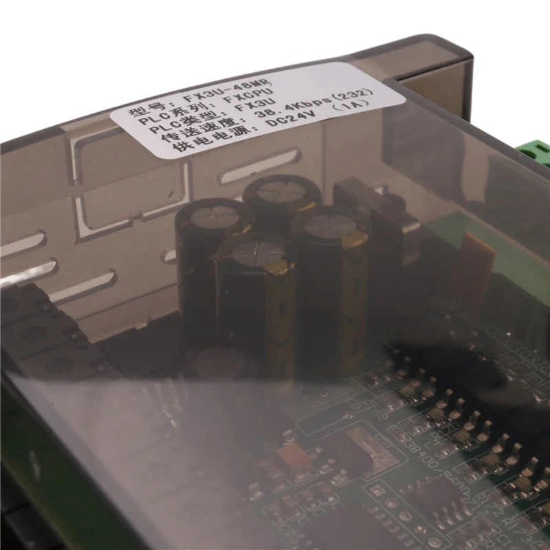 

ABBN-FX3U 48MR RS485 RTC (часы реального времени) 24 входа 24 релейных выхода 6 аналоговых входов 2 аналоговых выхода Контроллер ПЛК