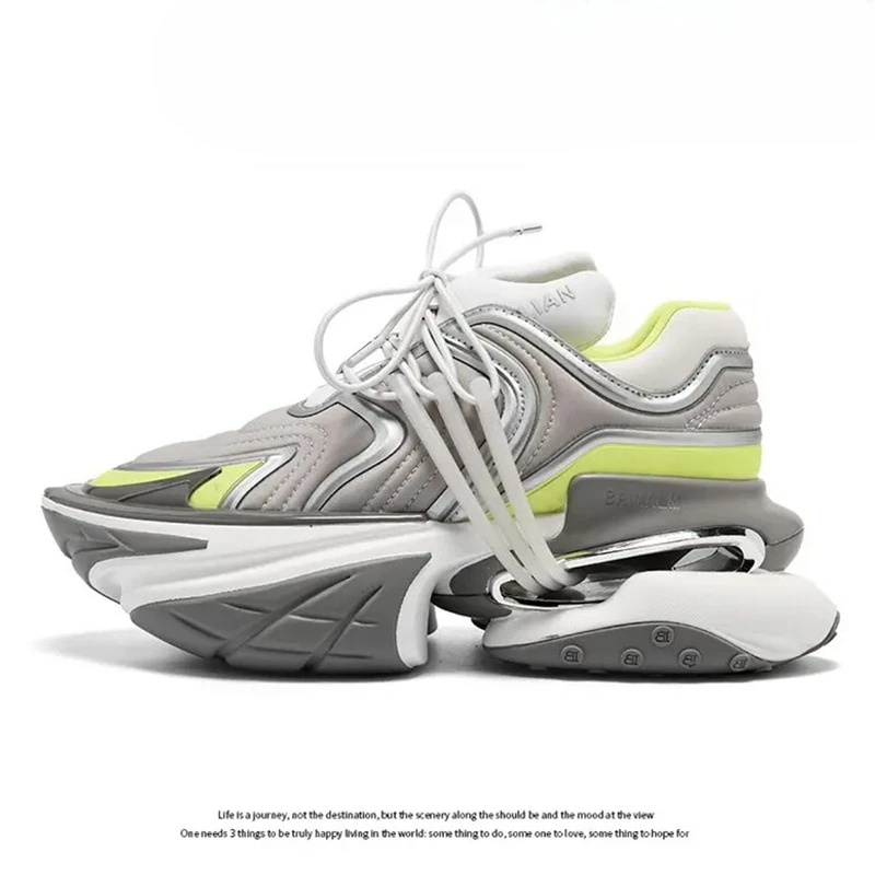 

2026 New Fashion Height Increase Sport and Leisure Shoe Designer Couples Outdoor Walking Shoe Thick Bottom Sport Shoe