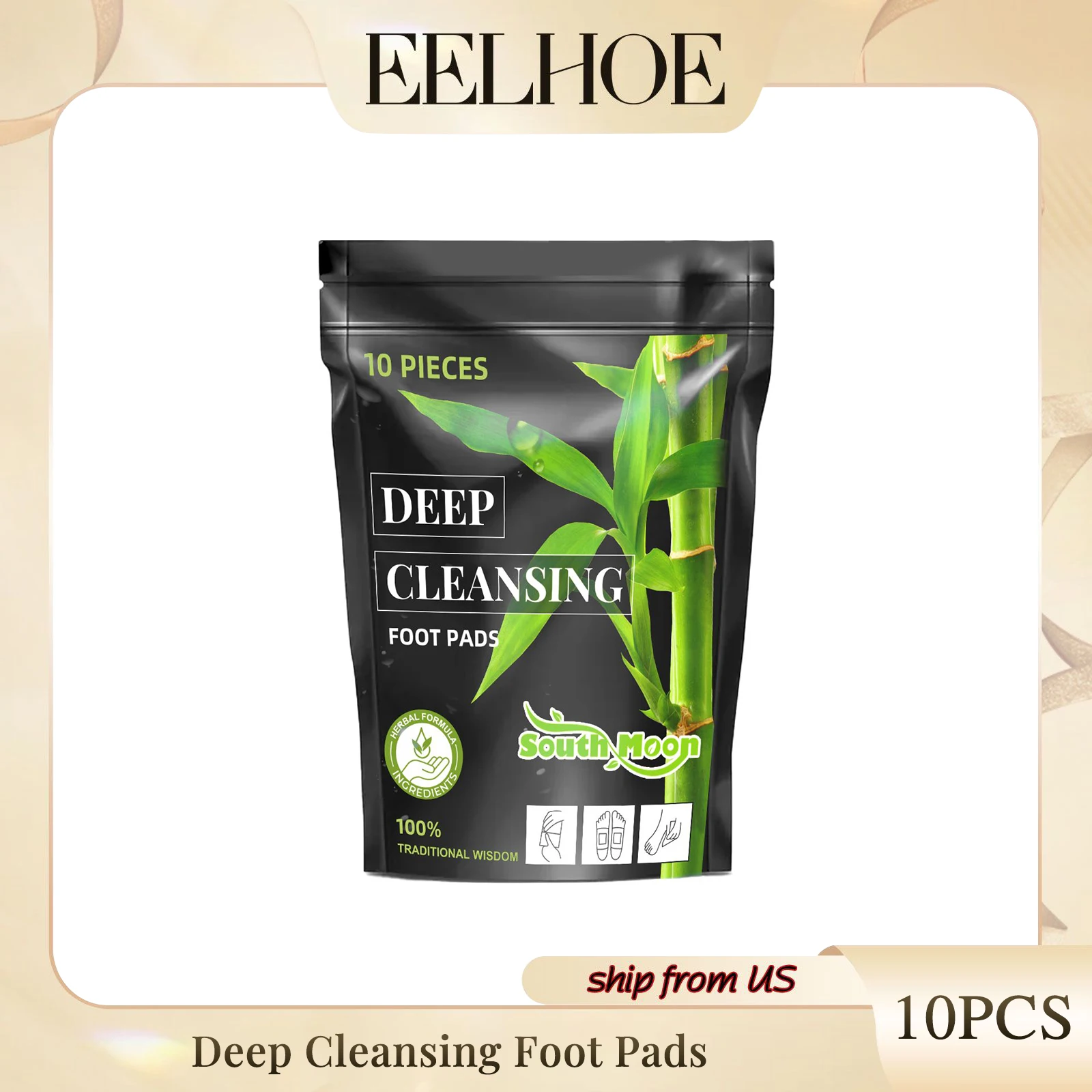 Deep Cleansing Foot Pads Enhances Metabolism Reduces Foot Odor Eliminates Dampness Helps Sleep And Relieves Body Mental Fatigue