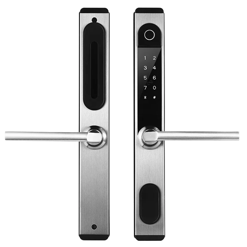 Wholesale price remote control security smart digital fingerprint door lock smart lock titanium gold key locksmith supplies